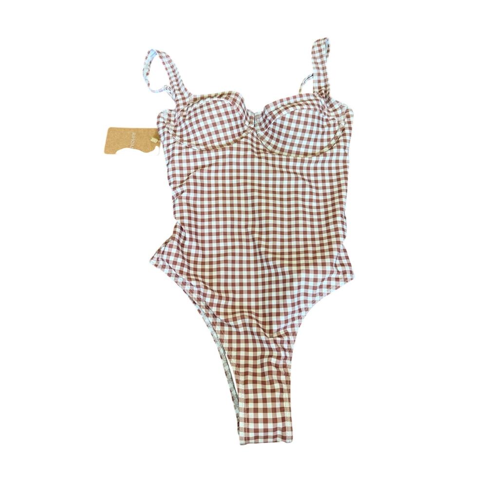Rihoas gingham one piece swim size xs NEW